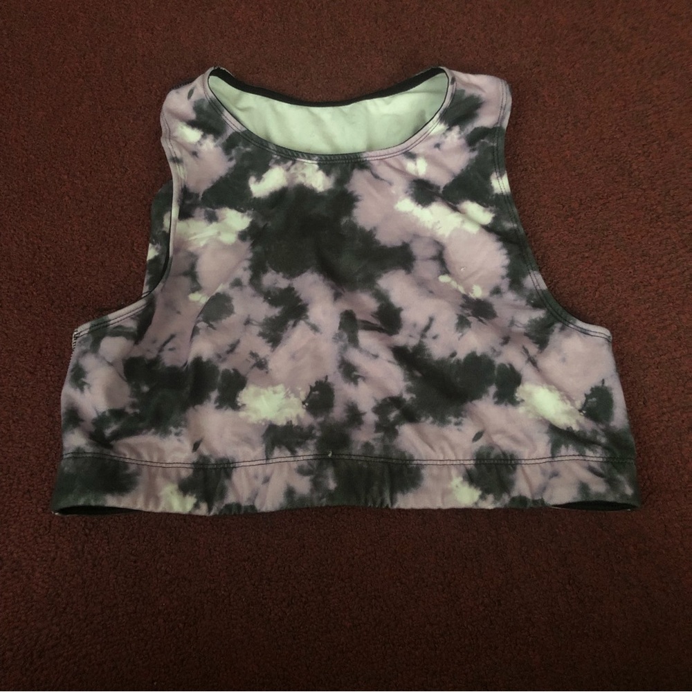 Ivory Ella orchid tie dye tank bralette XL